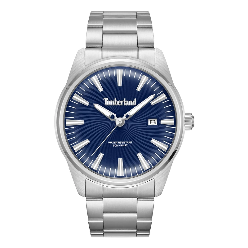 Timberland Birch Road Silver Stainless Steel Watch 5ATM