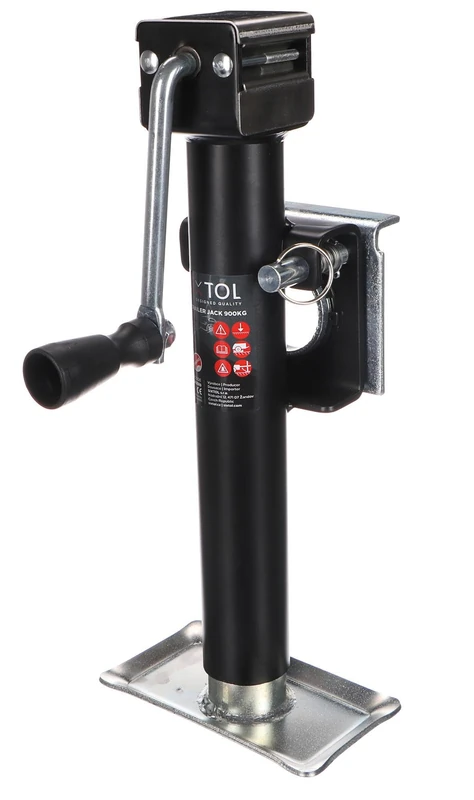 SIXTOL SX TRAILER JACK 900KG | Trailer Jack | Welded Flat Mount | 900kg Capacity | Caravan & Trailer Support Jack