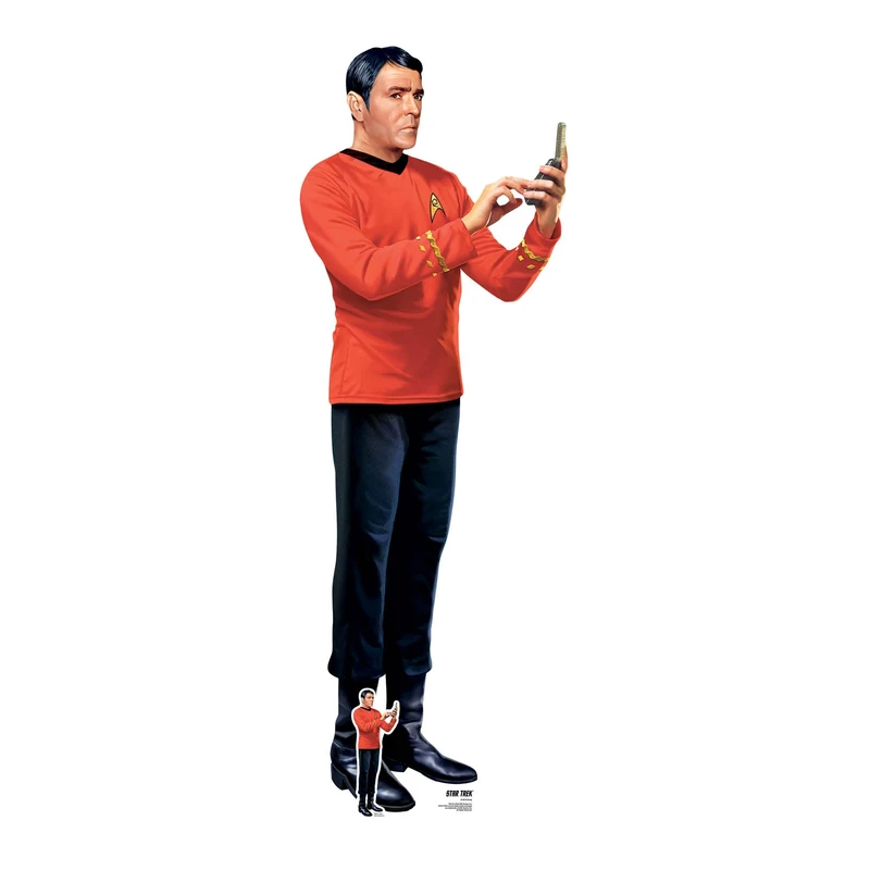 Star Cutouts – SC4818 – Star Trek Scotty Lifesize Cardboard Cutout 175cm – James Doohan – Fun Star Trek Gift for Fans & Party Décor