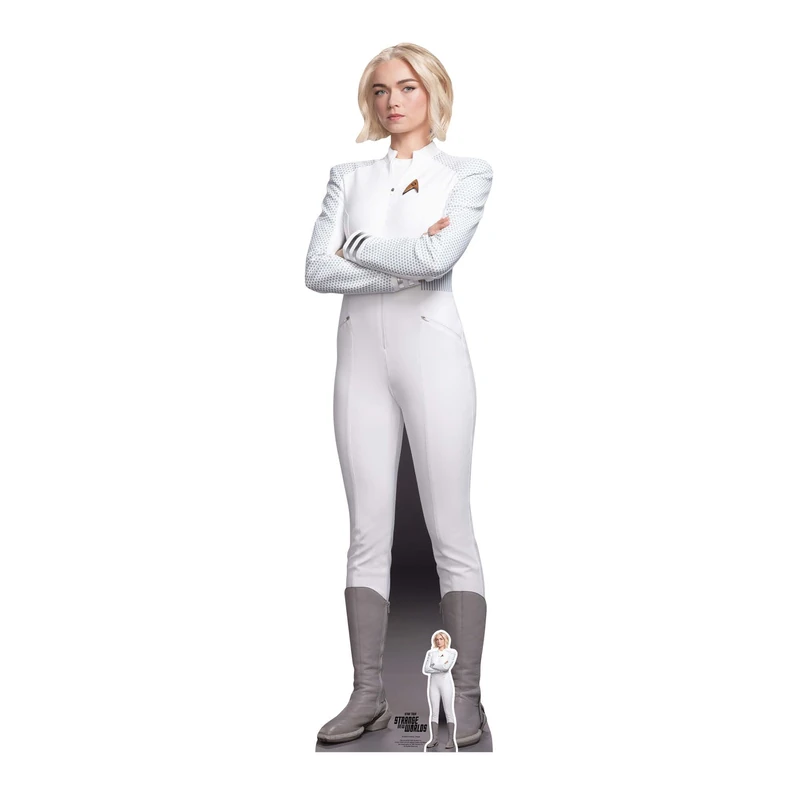 Star Cutouts – SC4824 – Star Trek Christine Chapel Lifesize Cardboard Cutout 178cm – Jess Bush – Strange New Worlds Character Gift