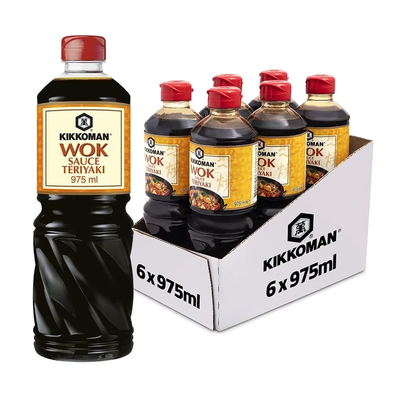 Kikkoman Teriyaki Wok Stir Fry Sauce 975ml, (Pack of 6) - Image 1
