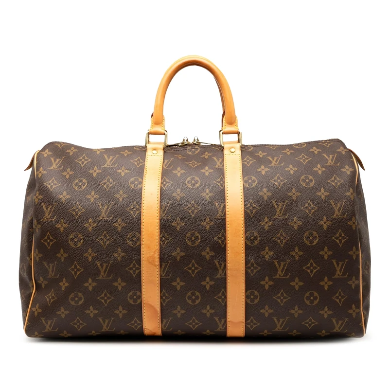 Louis Vuitton Pre-Loved Monogram Keepall 45 Handbag