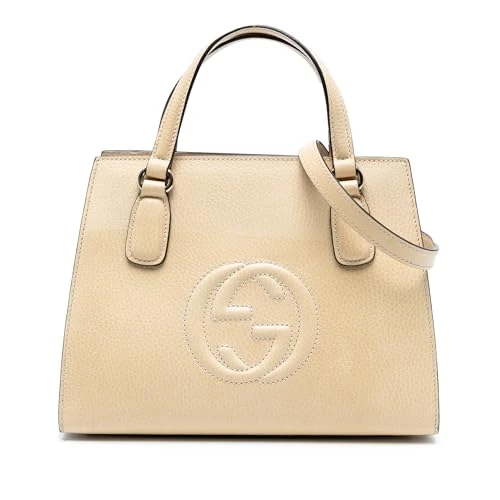 Gucci Pre-Loved Medium Dollar Calf Soho Top Handle Convertible Tote Handbag