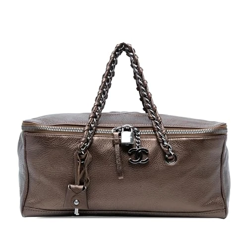Chanel Pre-Loved Large CC Luxe Ligne Bowler Handbag