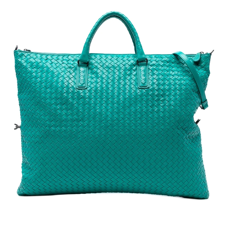 Bottega Veneta Pre-Loved Maxi Nappa Intrecciato Convertible Tote Handbag