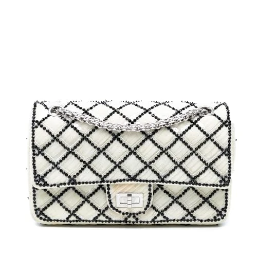 Chanel Pre-Loved Reissue 2.55 Quilted Sequined Mesh Double Flap 225