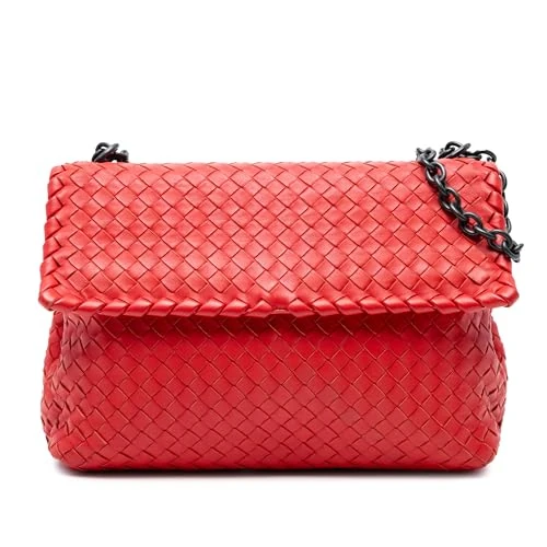 Bottega Veneta Pre-Loved Medium Nappa Intrecciato Olimpia Shoulder Bag