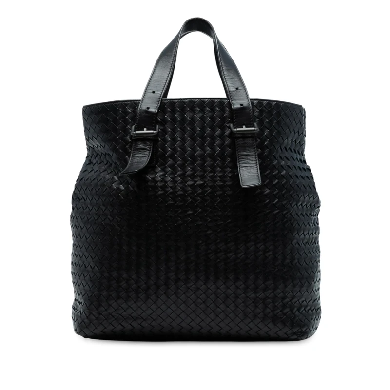 Bottega Veneta Pre-Loved Nappa Intrecciato Belted Tote Bag