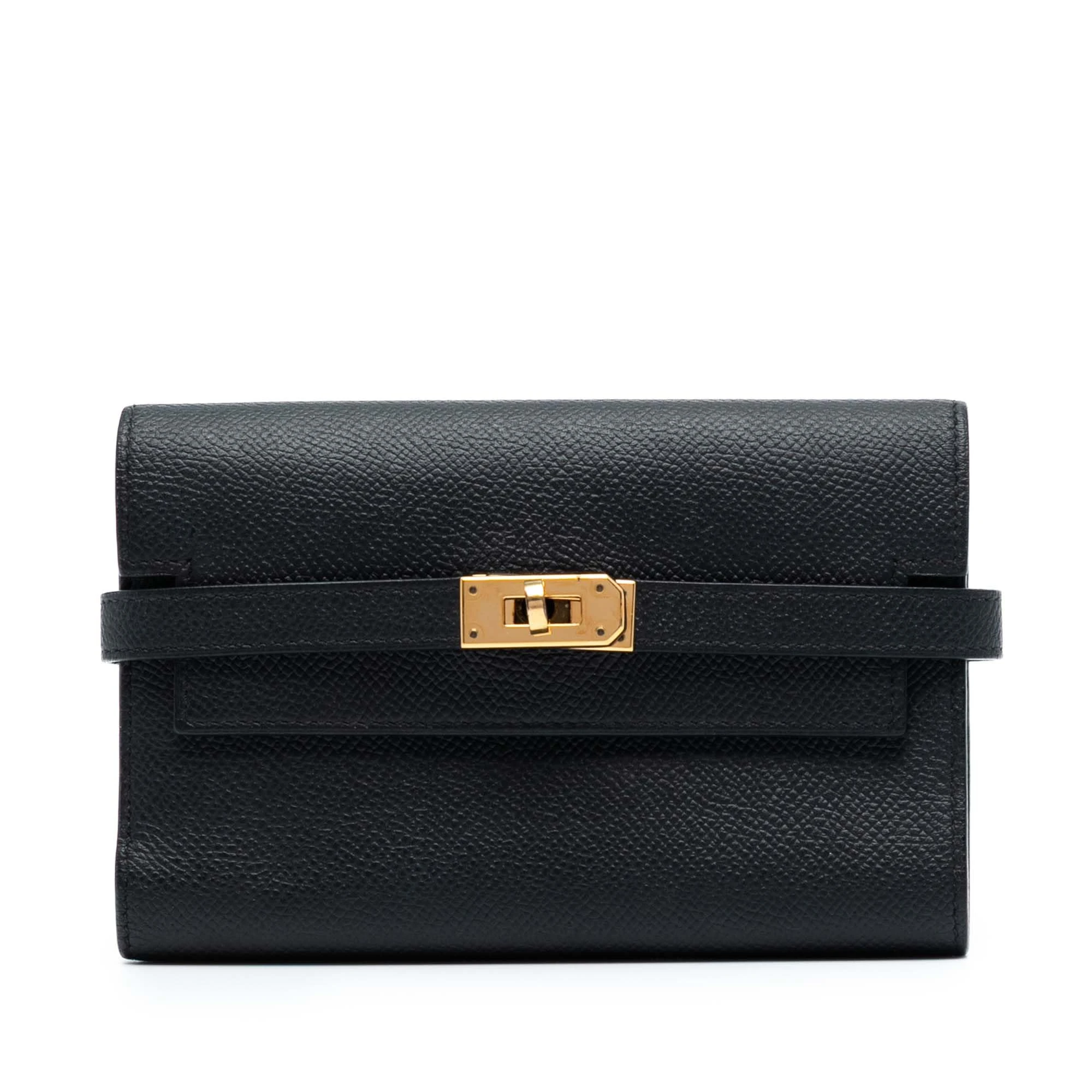 Hermès Pre-Loved Medium Epsom Kelly Depliant Wallet