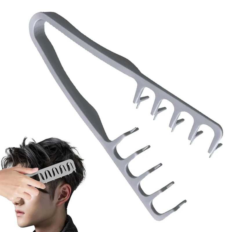 Texture Comb, Volumizing Wide-Tooth Hair Styling Comb, Roots Volume Tool, Foundation Capacity Apparatus Maximum Lift, Smooth Styling for Volume and Grooming Accessory Seam Covering Bangs Hairdressing