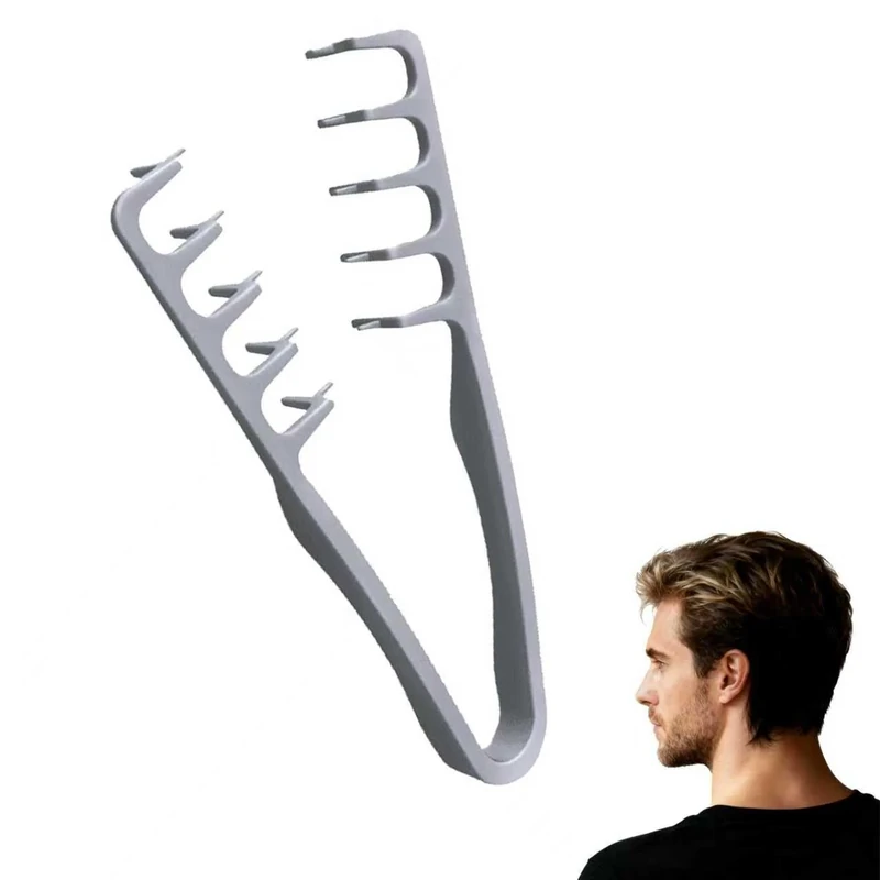 Texture Comb, Incremental Wide-Tooth Styling Comb, Unisex, Suitable for Most Hair Types - Professional Use in Hair Salons and Barber Shops