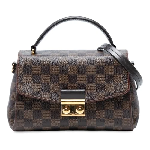 Louis Vuitton Pre-Loved Damier Ebene Croisette Handbag