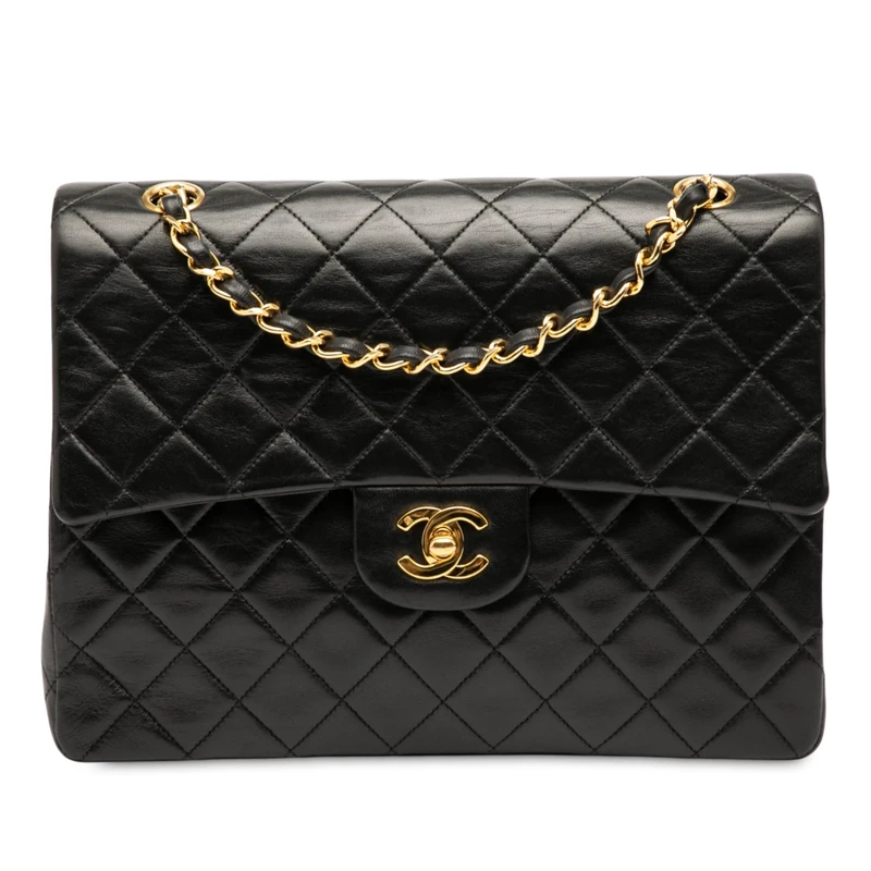 Chanel Pre-Loved Medium Tall Classic Lambskin Double Flap