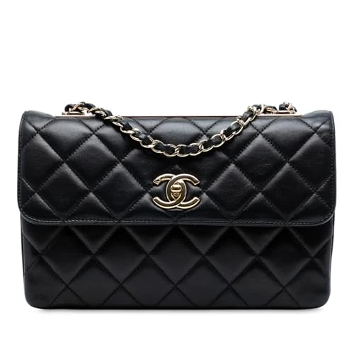 Chanel Pre-Loved Medium Quilted Lambskin Trendy CC Flap Shoulder Bag