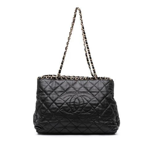 Pre-Loved Small Quilted Calfskin Chain Me Tote
