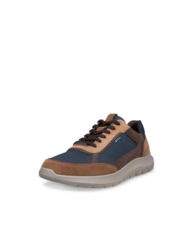 ECCO Men's City Stride Trainer Camel/Mocha/Marine 47