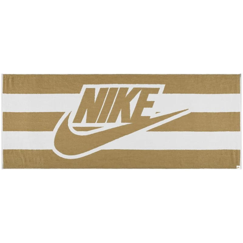 Nike Club Pool Towel Bath Towel Pool Towel Swimming Beach Towel, Parachute Beige/White, One Size