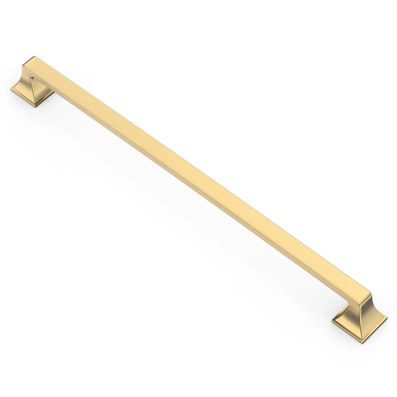 Asidrama 10 Pack 10 Inch(254mm) Hole Centers Champagne Bronze Kitchen Cabinet Handles, Cabinet Pulls Kitchen Cabinet Hardware for Cupboard Drawer Pulls Dresser Handles 2461