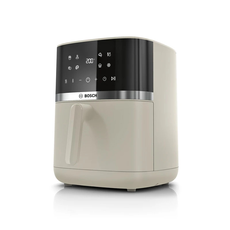 Bosch Series 4 Air Fryer XL, MAF462C0GB, 9-in-1, 6.1 L, Dual Heating Elements, Defrost and Keep Warm Functions, Intuitive Touchscreen, Up to 65%* Faster Cooking, Satin Beige