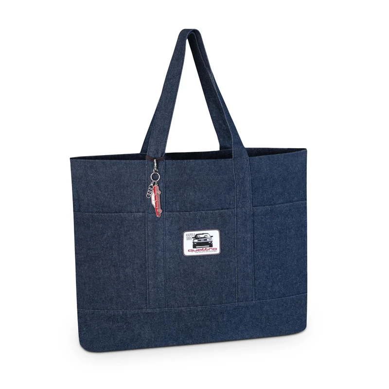 Audi Quattro Kaipola 1986 3152501000 Shopper Tote Bag Blue