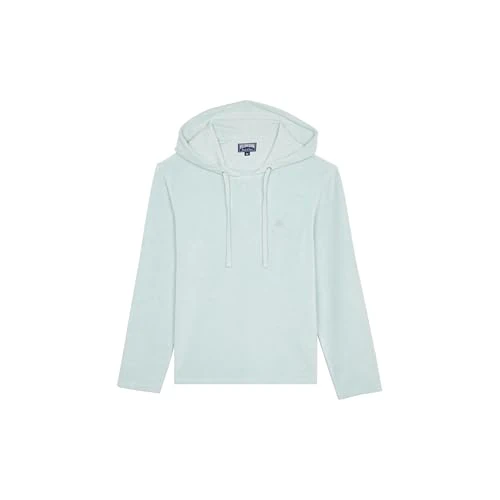 Vilebrequin, Terry Long-Sleeves Hooded T-Shirt, S, Pacific