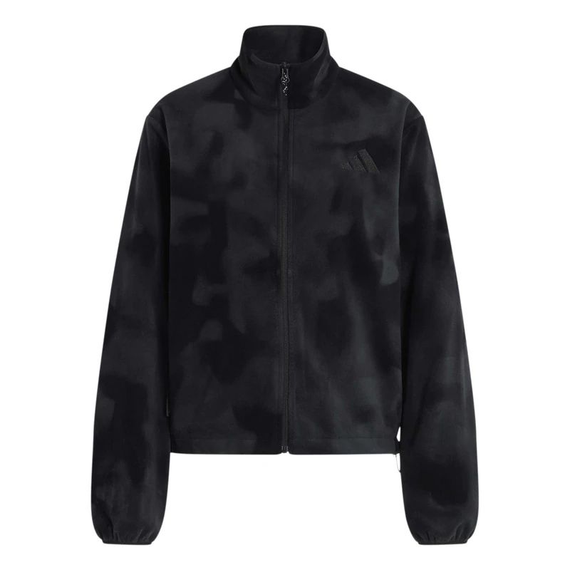 adidas Women's Terrex Multi Climawarm Full Zip Fleece Sweatshirt, carbon/black, L