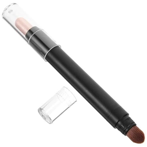 Zerodeko Dual-end Eye Shadow Stick with Built-in Brush for Precise Application Portable Lightweight Makeup Pen for Women Easy Blending and Shading Space-saving Eye Makeup Kit