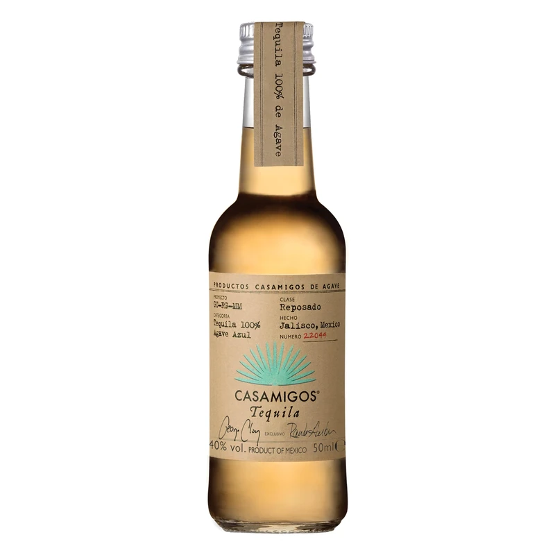 Casamigos Reposado Tequila | 40% vol | 12x5cl Multipack | Hints of Caramel & Cocoa | Silky with a Smooth Finish | Neat & in Cocktails & Alcohol Drinks | Made from Blue Weber Agave