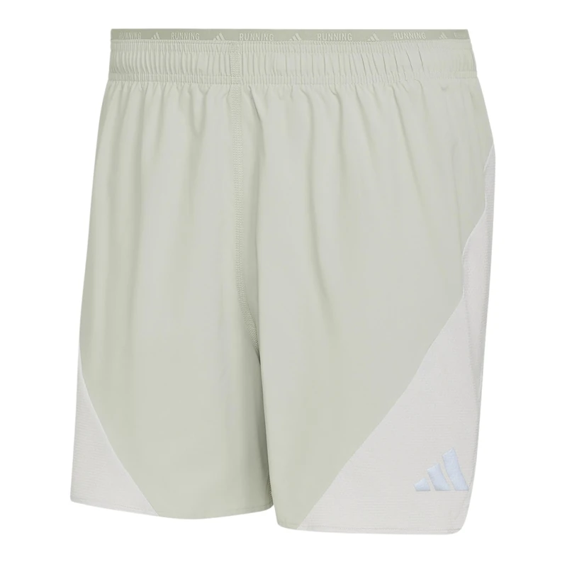 adidas Men's Adi365Breeze Running Shorts, Halo Green/Grey one, XXL 7 inch
