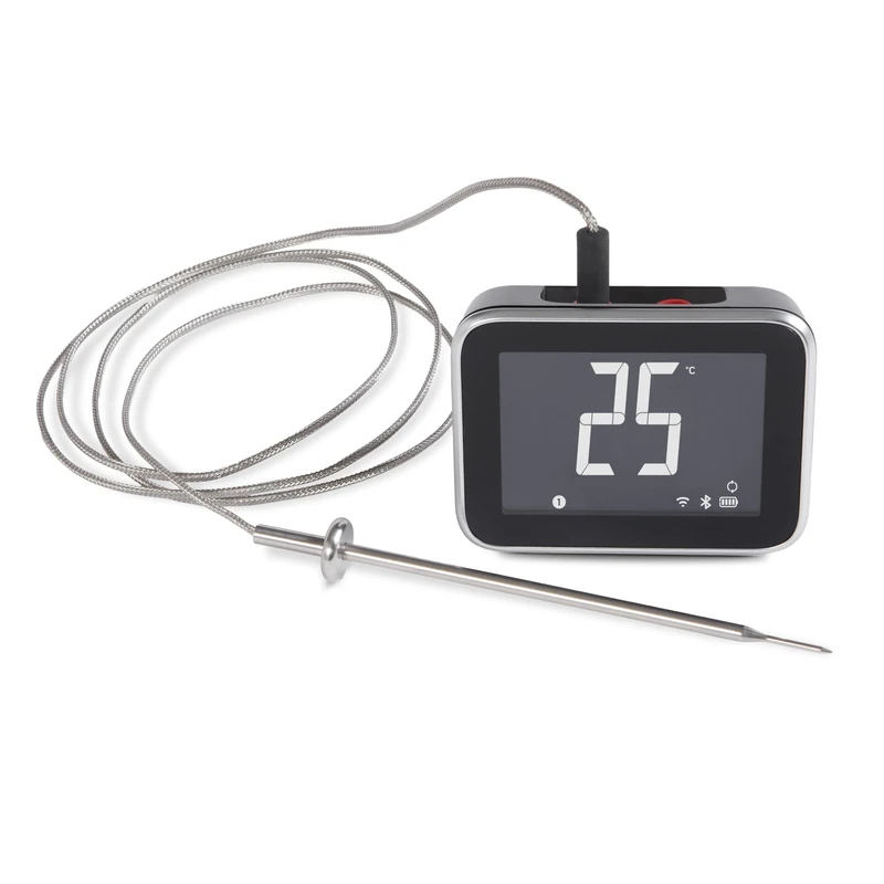 Weber Smart Hub Display Booster Thermometer with 2 probes - precise temperature measurement, Wi-Fi and app control – Black (3400624)