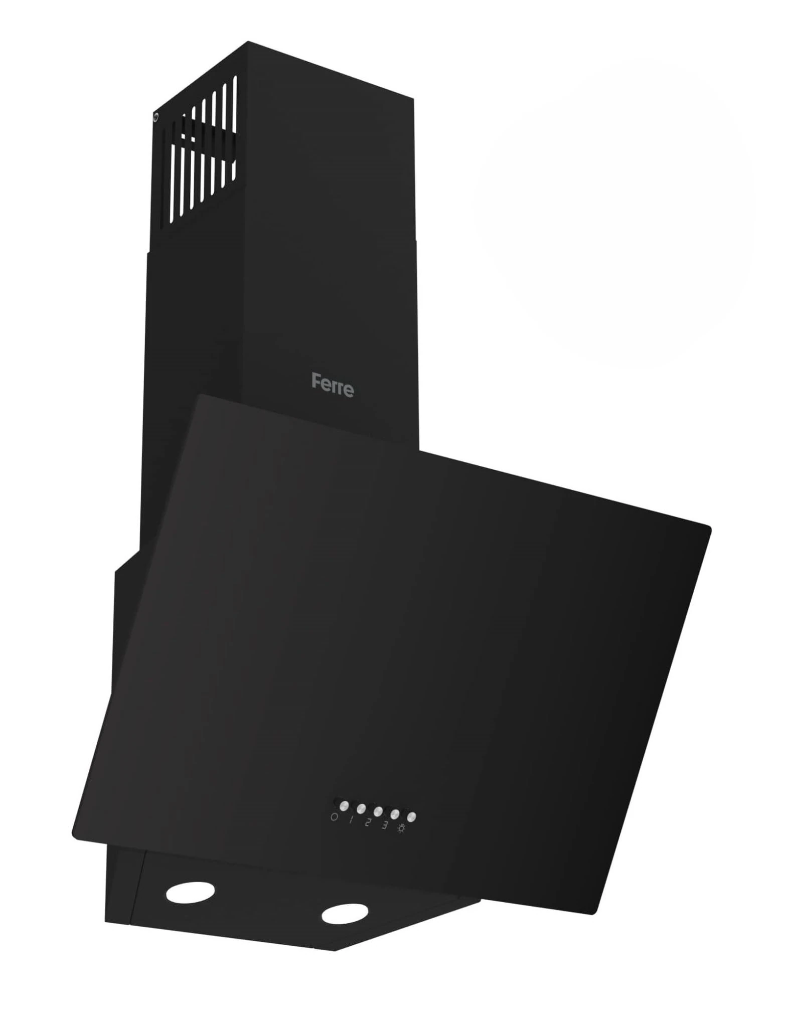 Ferre H501P-INV-BL 50cm SilentArt Chimney Hood - Black