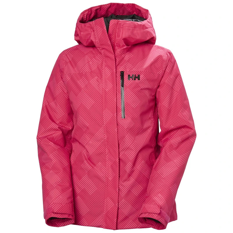 Helly Hansen Women's W Snowplay Jacket, Cranberry Plaid, L