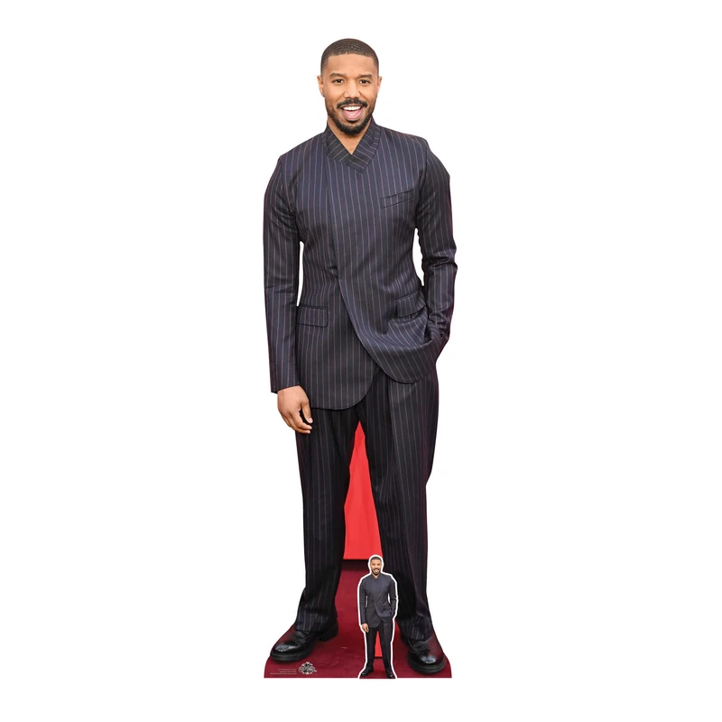 Star Cutouts CS1244 Michael B. Jordan Lifesize Cardboard Cutout 184cm – Movie Star Party Decoration, Birthday Display & Celebrity Fan Gift