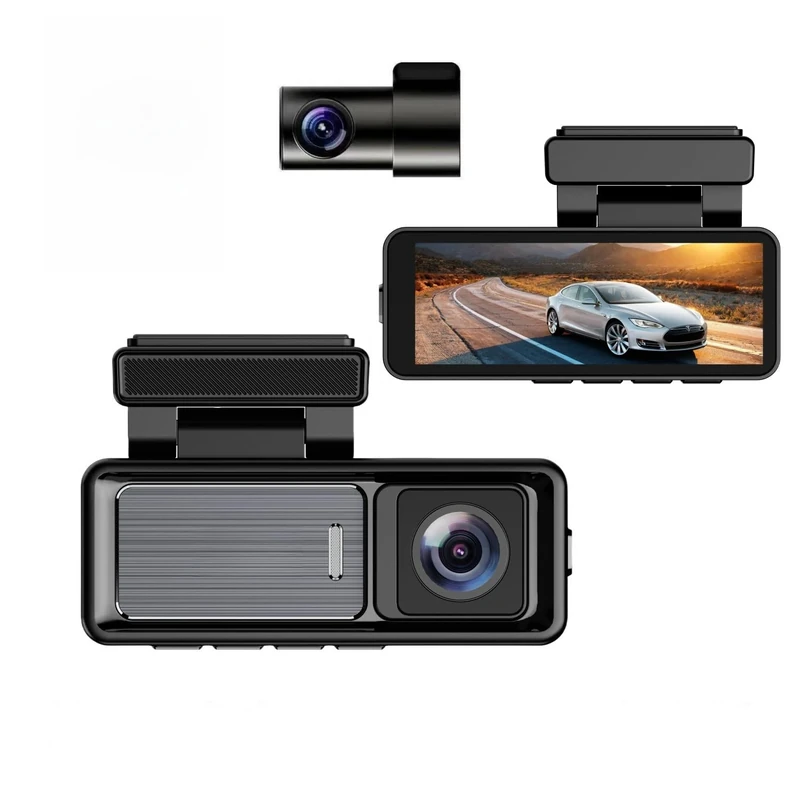 Dashcam Pro, 4k Dash Cam Pro Front And Rear Inside With Night Visio (black)