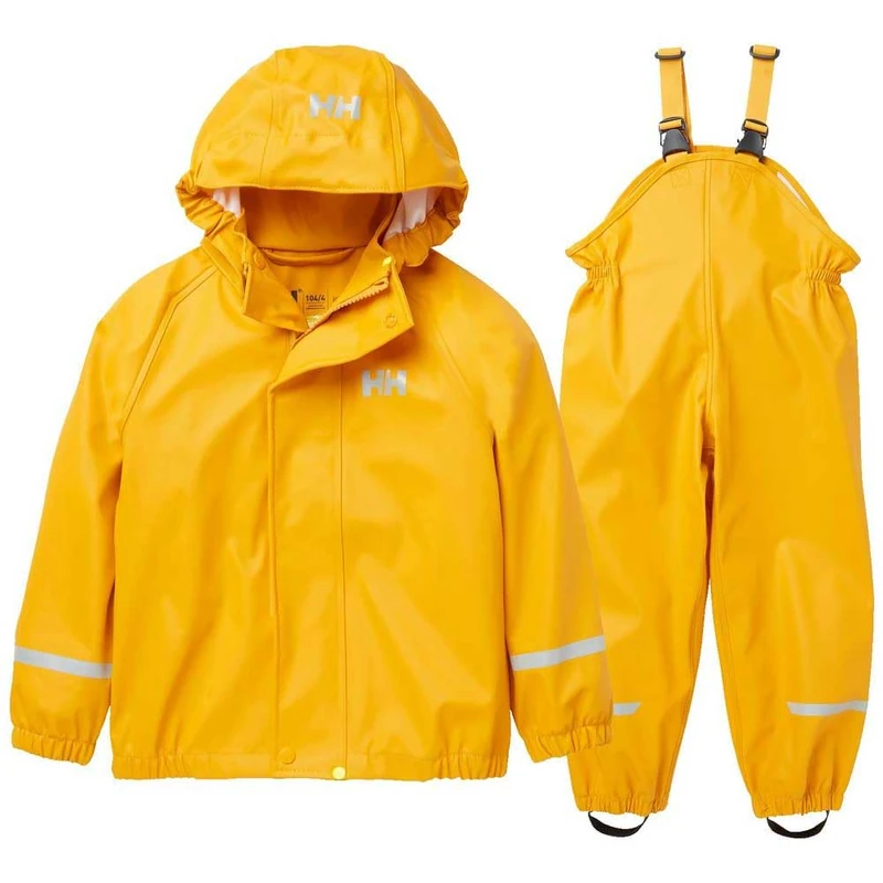 Helly Hansen Kids Unisex K Bergen 2.0 Pu Rainset, Essential Yellow, 5
