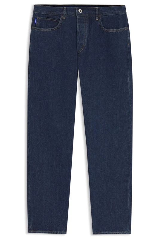 HUGO Regular-fit Jeans in Blue Indigo Cotton