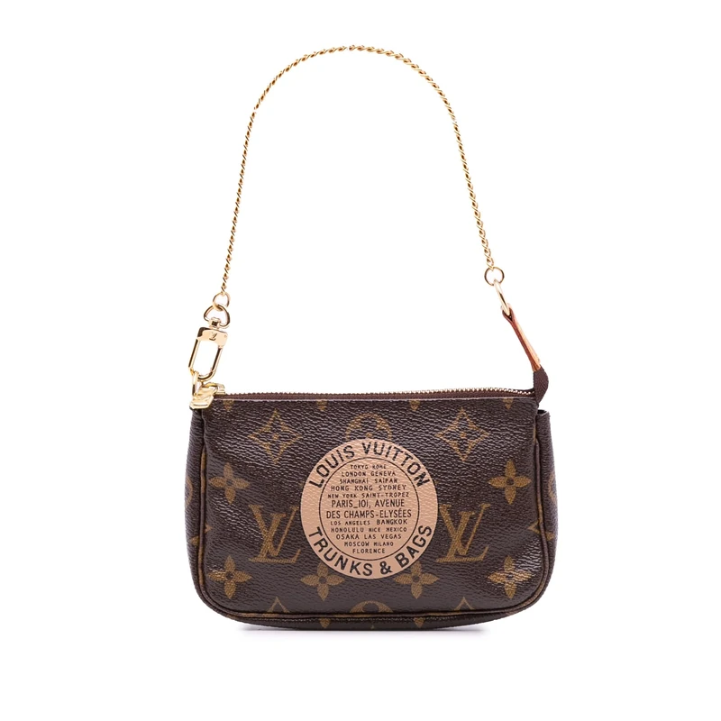 Louis Vuitton Pre-Loved Monogram Trunks And Bags Mini Pochette Accessoires Handbag