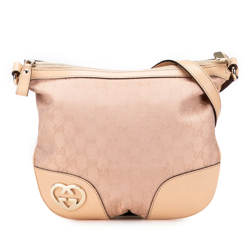 Gucci Pre-Loved GG Canvas Lovely Crossbody