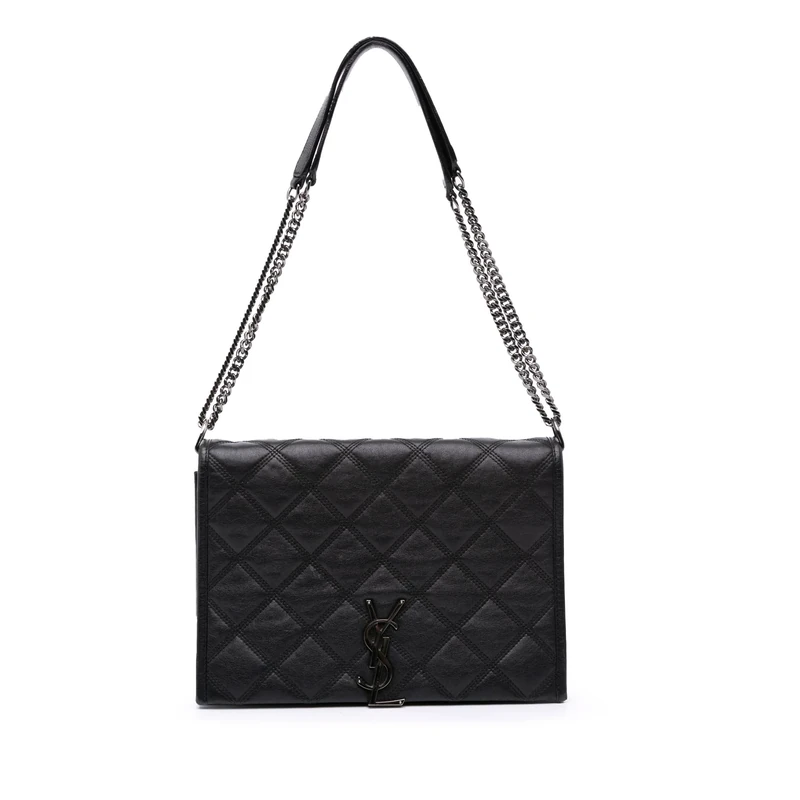 Yves Saint Laurent Pre-Loved Mini Quilted Lambskin Becky Chain Shoulder Bag