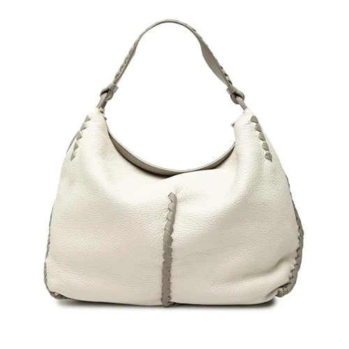 Bottega Veneta Pre-Loved Large Washed Cervo Deerskin Hobo Handbag