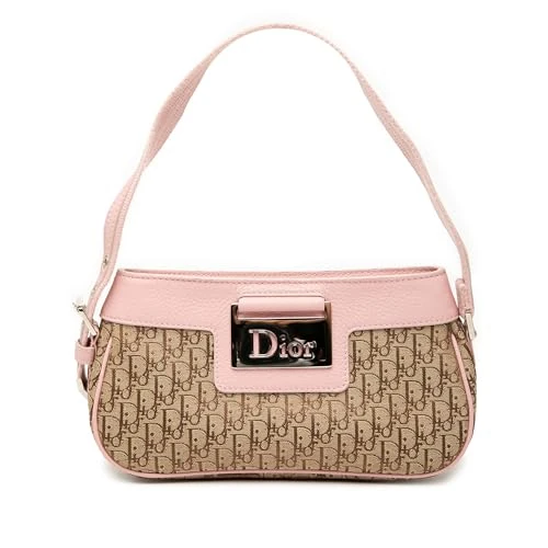 Dior Pre-Loved Diorissimo Trotter Canvas Street Chic Shoulder Bag