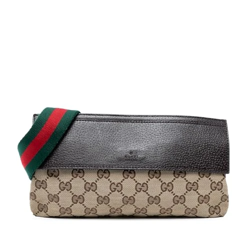 Gucci Pre-Loved GG Canvas Web Crossbody