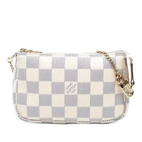 Louis Vuitton Pre-Loved Damier Azur Mini Pochette Accessoires Handbag