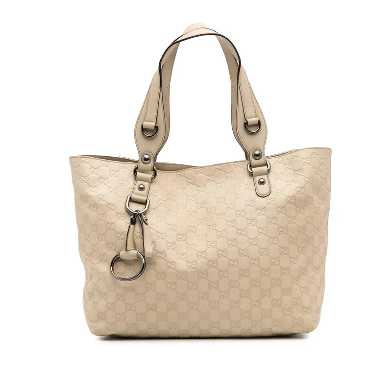 Gucci Pre-Loved Guccissima Icon Bit Tote Bag
