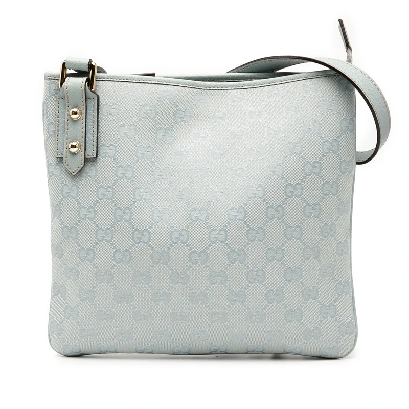 Gucci Pre-Loved GG Canvas Crossbody Bag