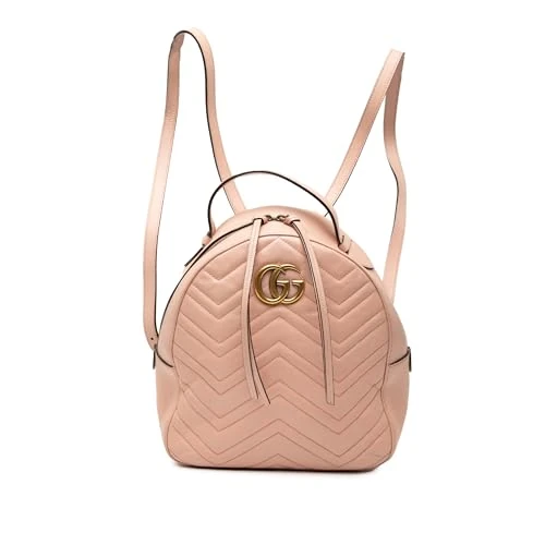 Gucci Pre-Loved Small GG Marmont Matelasse Leather Backpack