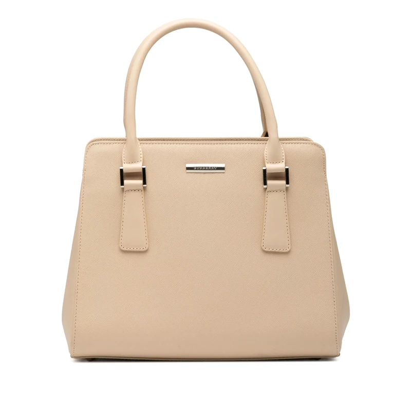 BURBERRY Pre-Loved Leather Handbag