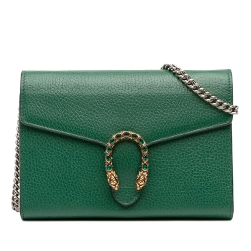 Gucci Pre-Loved Leather Dionysus Wallet on Chain Handbag