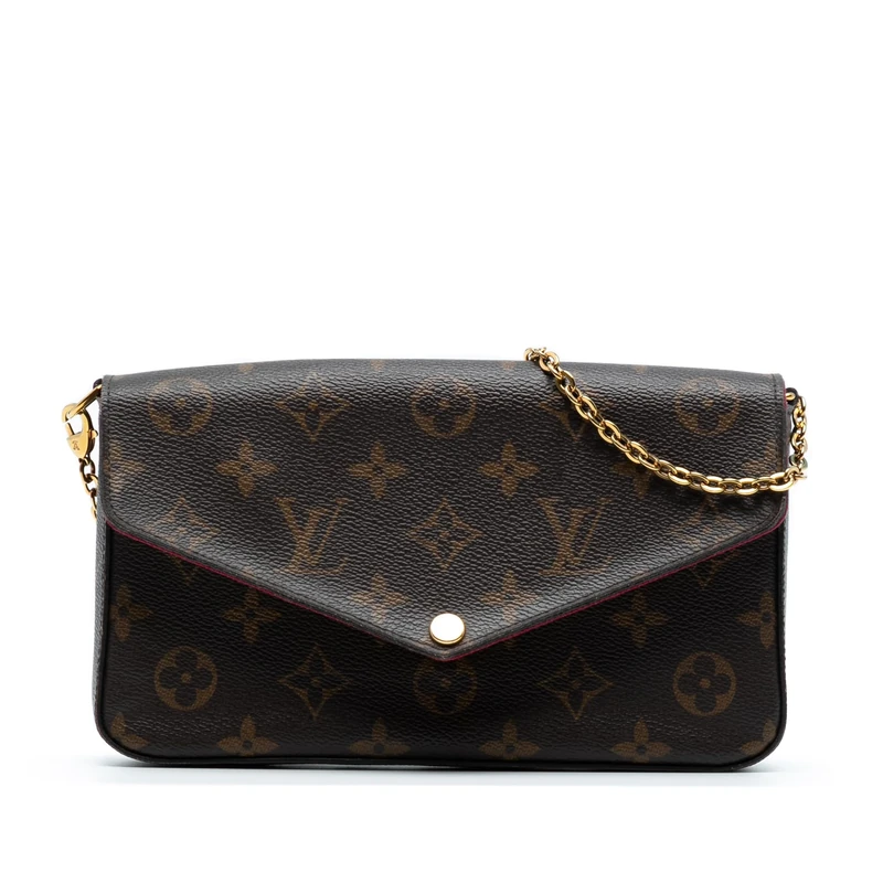 Louis Vuitton Pre-Loved Monogram Pochette Felicie Crossbody Bag