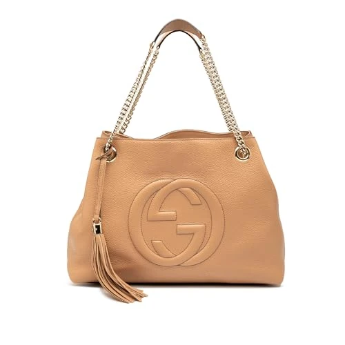 Gucci Pre-Loved Medium Leather Soho Chain Tote